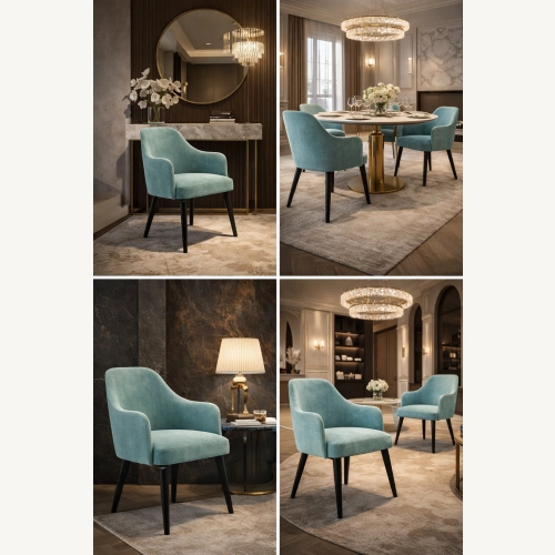 Krzesło tapicerowane DELUXE KR-9 Tkanina Hold Me 19